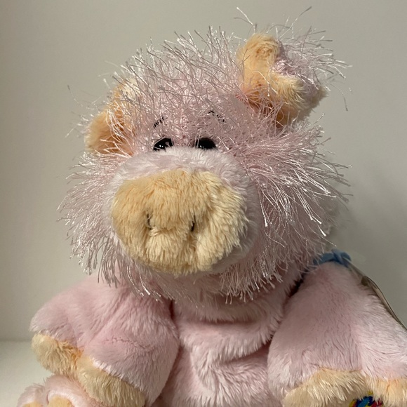 GANZ Webkinz Pig Plush Pink Stuffed Animal Toy 7 inch - Picture 3 of 12
